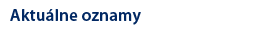 Upútavky na oznamy Upútavky na oznamy