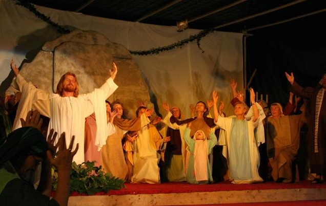 2008 - 09 Oslavy 895. v�ro�ia obce - Vyst�penie skupiny Vox Clamantis